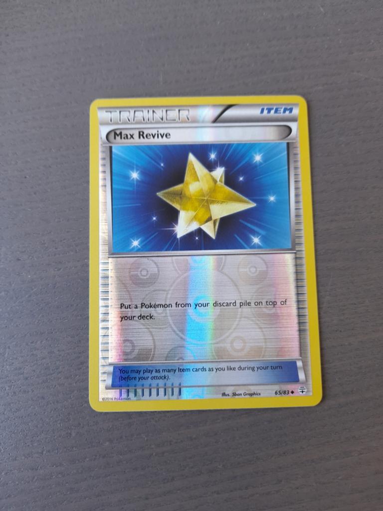 Generations 65/83 max revive reverse, Ophalen of Verzenden, Gebruikt, Losse kaart, Foil