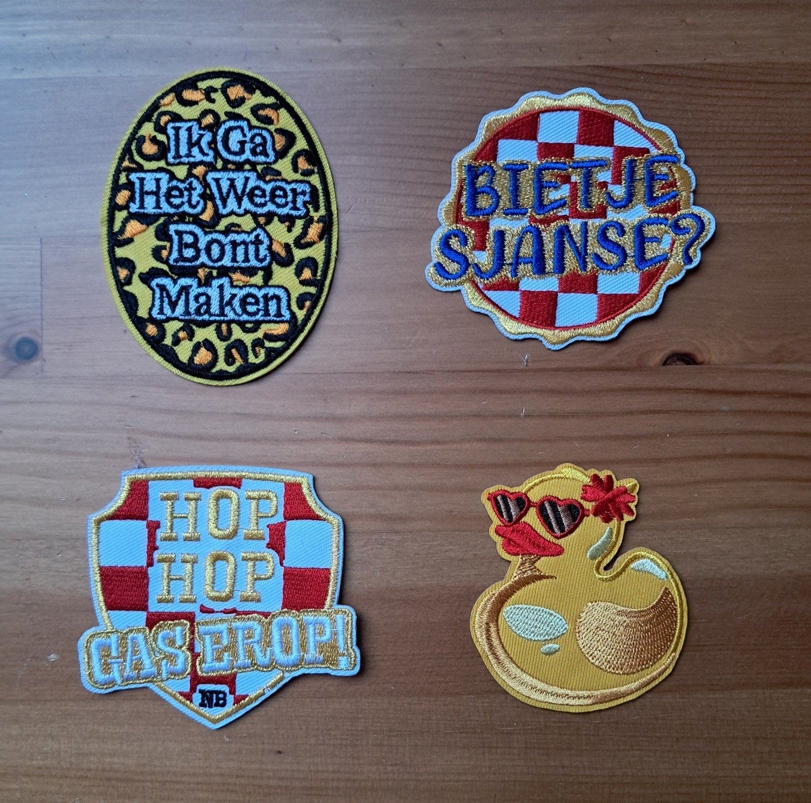 Carnaval emblemen Brabant Kruikenstad Lampegat Oeteldonk, Ophalen of Verzenden, Nieuw