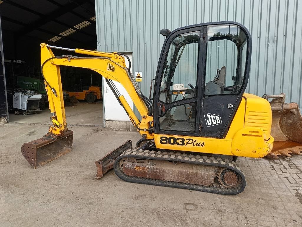JCB 803 Plus 3 ton minigraver excavator bagger MARGE, Graafmachine