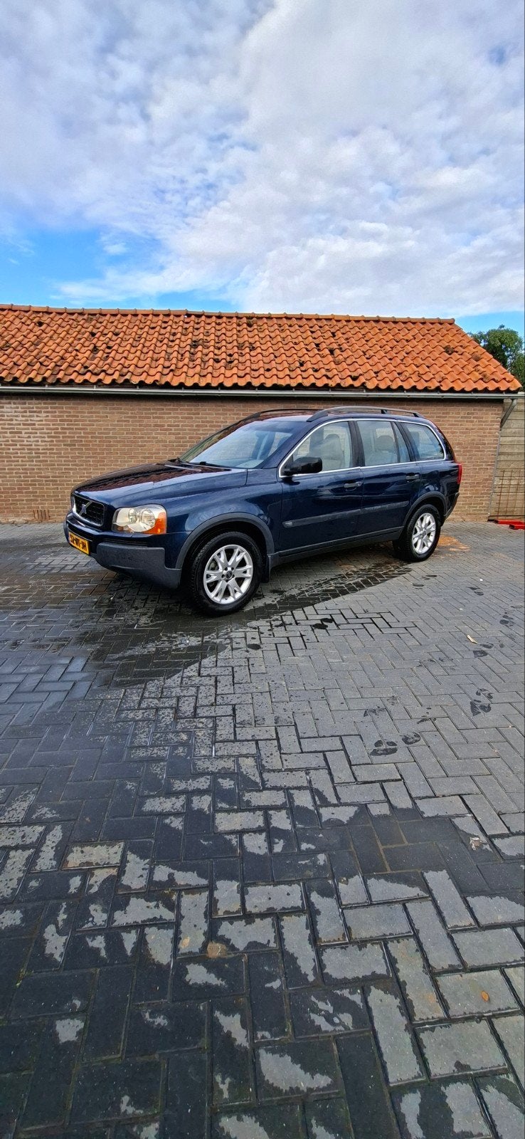 Volvo XC90 2.9 T6 Geartronic 2004 Blauw, Auto's, Beige, 2922 cc, Origineel Nederlands, Vierwielaandrijving