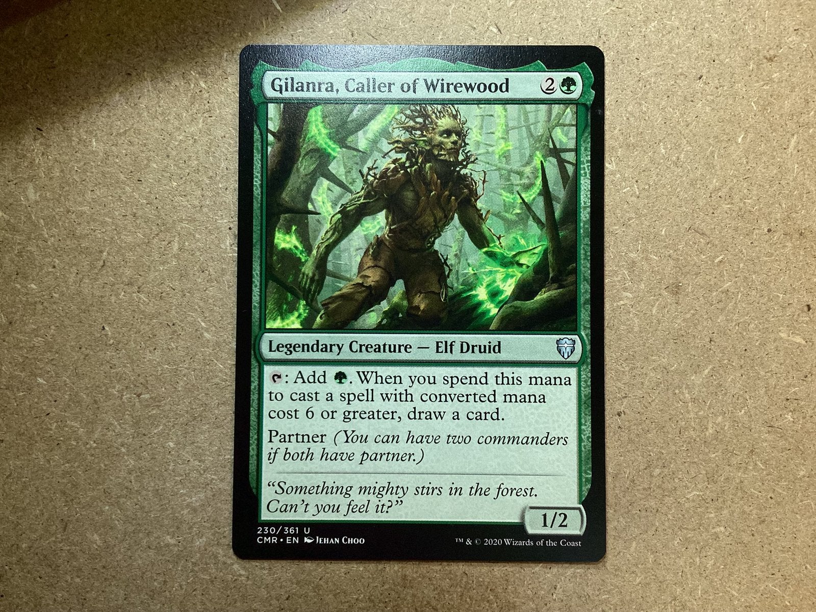 1x Gilanra, Caller of Wirewood [230/361] (Near Mint), Ophalen of Verzenden, Zo goed als nieuw, Losse kaart