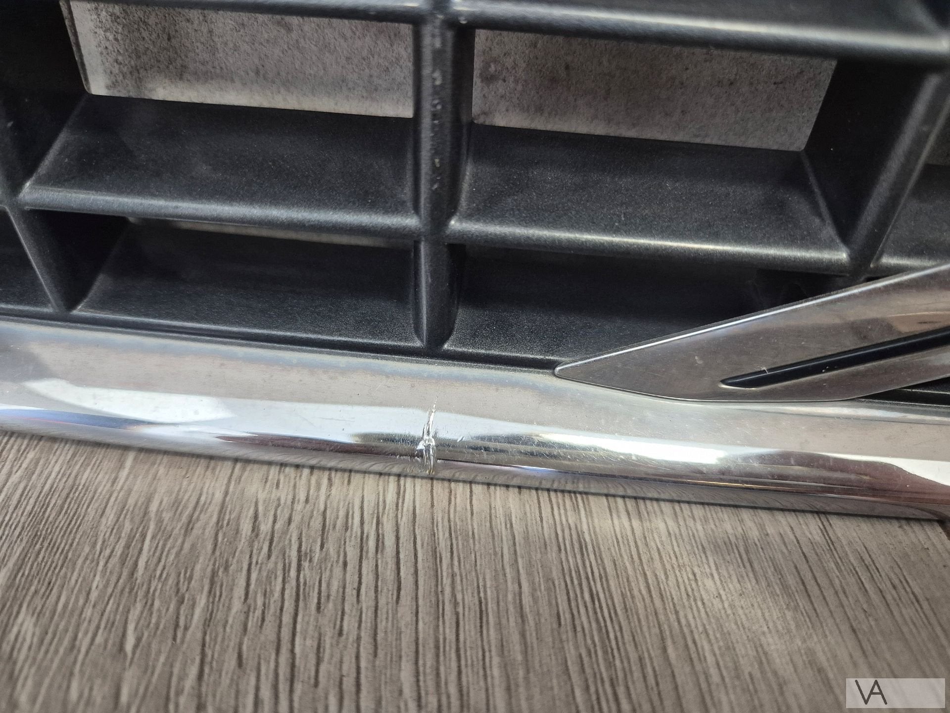 Grille in voorbumper van Volvo S40 V50 2004 - 2006 blokjes, Gebruikt, -, -, Ophalen of Verzenden