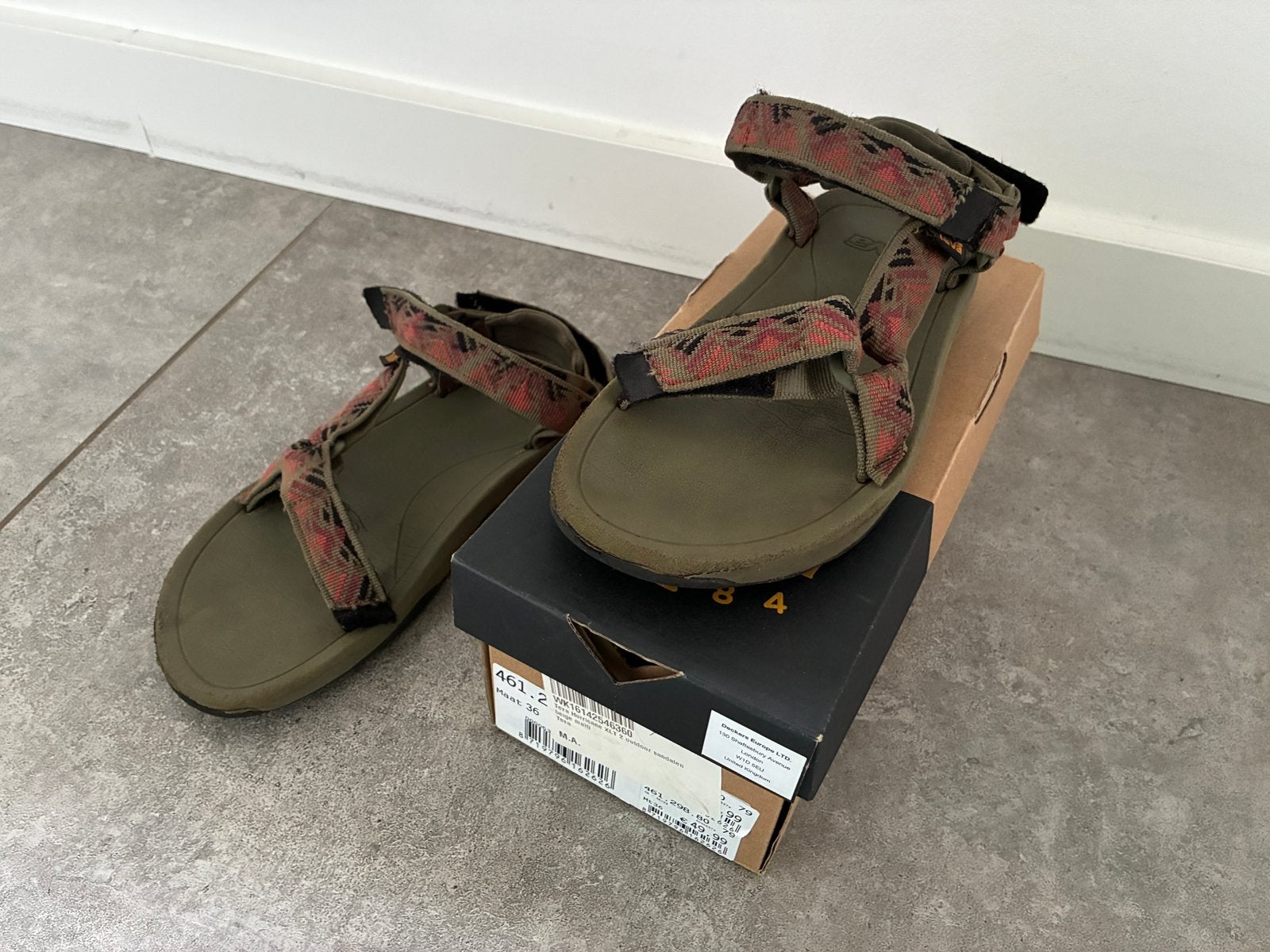Teva Hurricane outdoor sandalen maat 36, Gebruikt, Jongen of Meisje, Overige typen, Ophalen of Verzenden