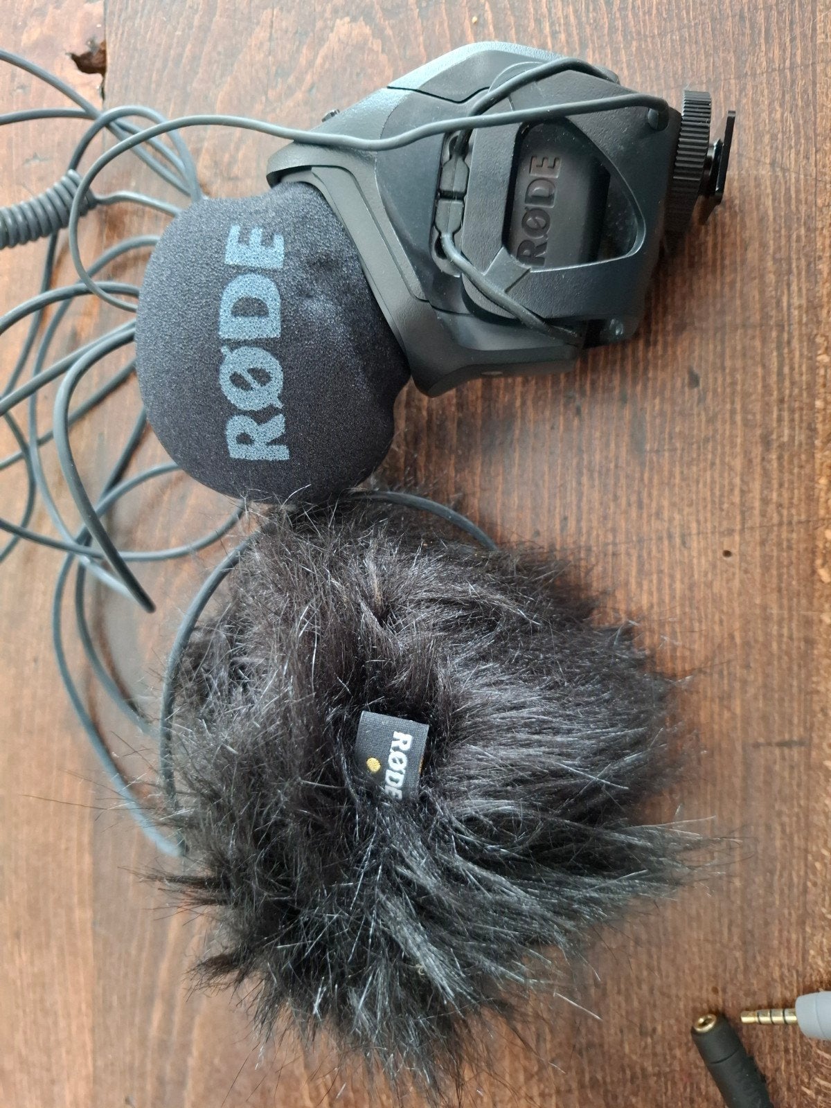 Rode VideoMic Pro met adapter voor smartphone/tablet, Ophalen of Verzenden, Zo goed als nieuw, Overige typen