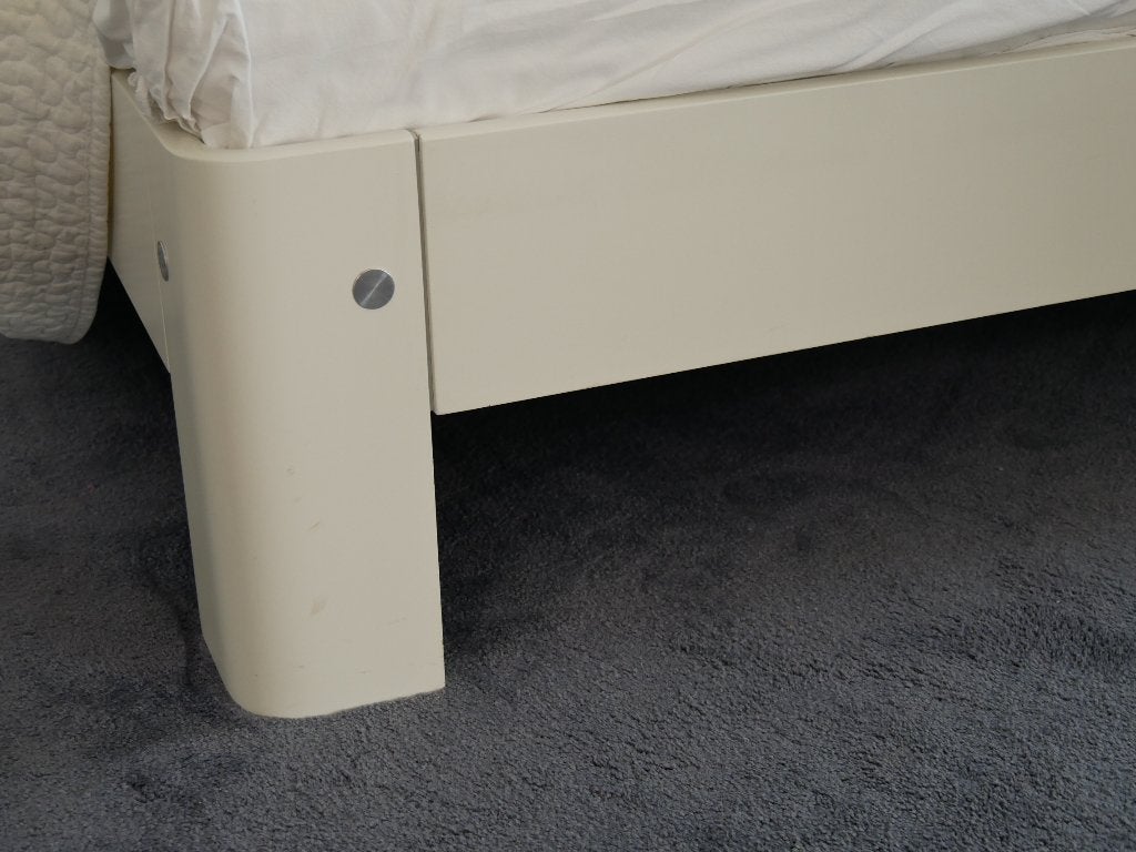 Auping Auronde 2-persoons bed met achterwand en nachtkastjes, Huis en Inrichting, Slaapkamer | Bedden, Ophalen, Tweepersoons, 180 cm