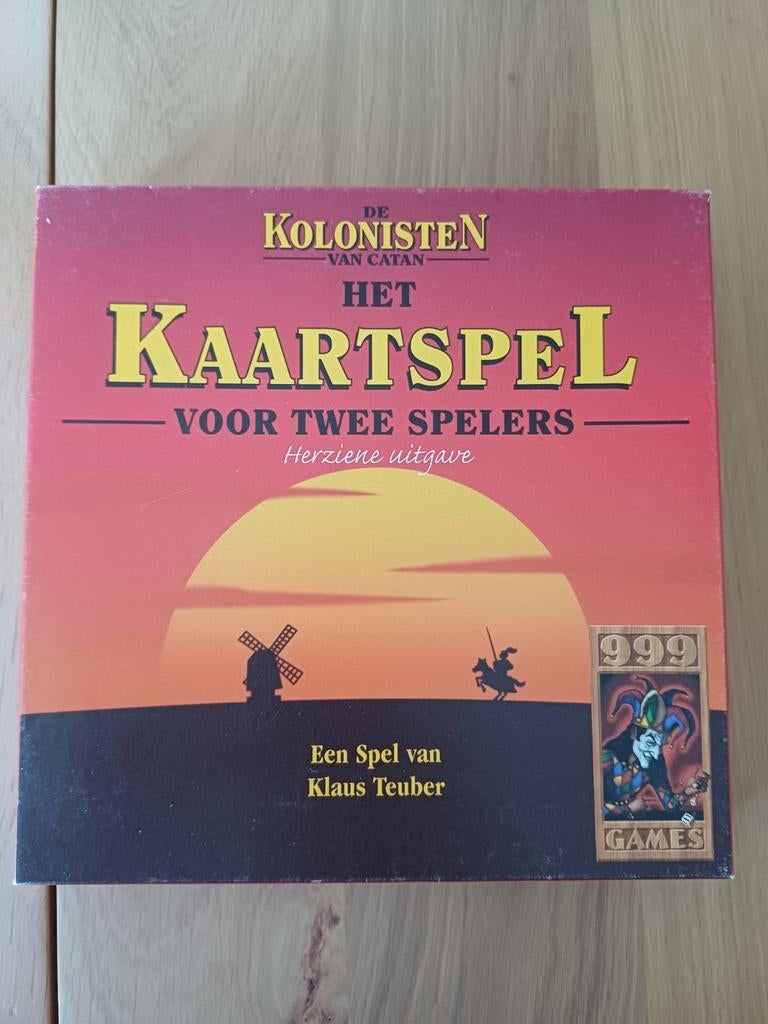 Spel Kolonisten van Catan, het kaartspel voor 2 personen, Ophalen of Verzenden, Zo goed als nieuw