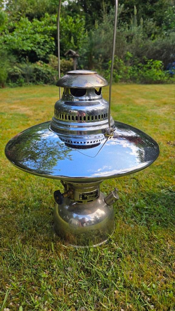 Vintage Petromax Petroleumlamp Heinze met Morizz Koffer, Ophalen of Verzenden