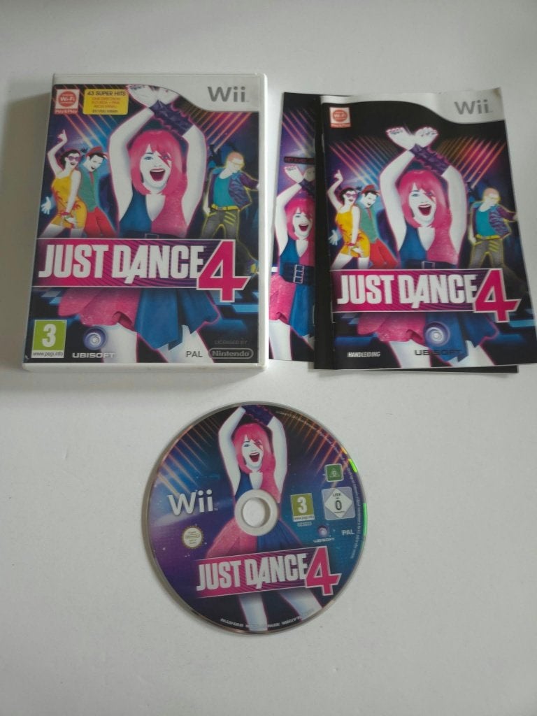 Nintendo Wii - Just Dance 4 - 11321, Muziek, Ophalen of Verzenden, Zo goed als nieuw, 3 spelers of meer