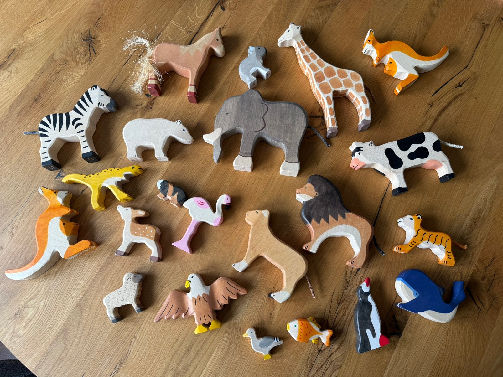 Holtziger set 22 dieren, Ophalen of Verzenden, Zo goed als nieuw