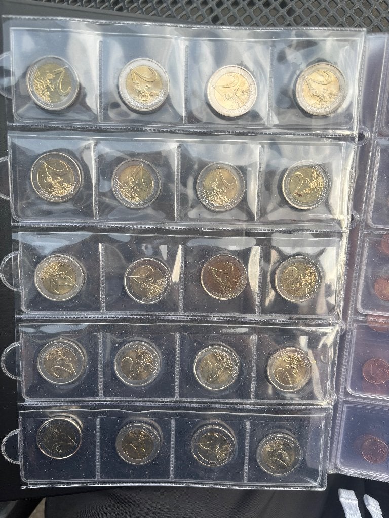 2 euro munten met koningshuis achterkant, Ophalen of Verzenden, Koningin Beatrix, Euro's, Losse munt