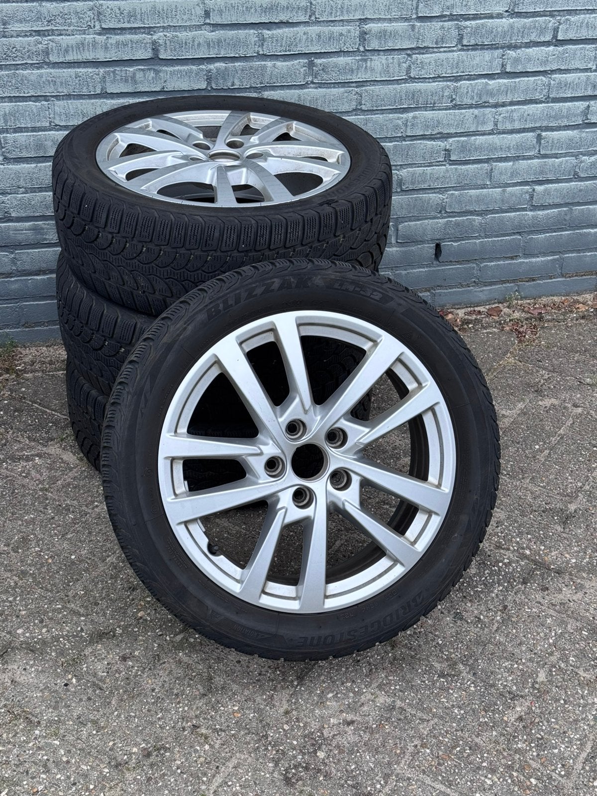 Winterset 17” INCH Audi A3 5x112 205/50R17 Bridgestone, Auto-onderdelen, Banden en Velgen, Ophalen, Gebruikt, Banden en Velgen