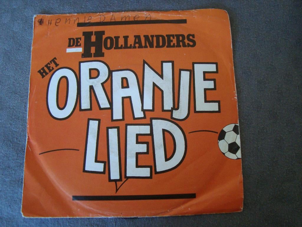 De hollanders- het oranje lied, Cd's en Dvd's, Vinyl Singles, Ophalen of Verzenden, Zo goed als nieuw, Nederlandstalig, Single