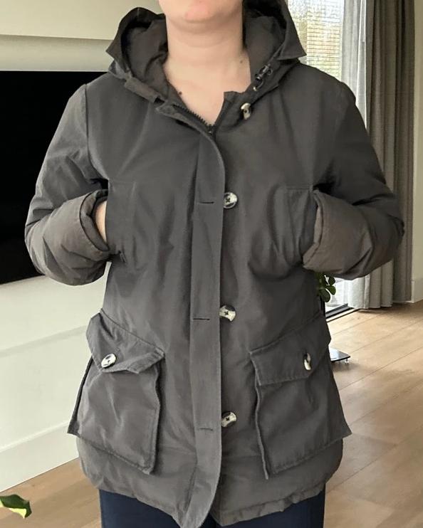 Antraciet grijze Airforce jas, Airforce, Maat 46/48 (XL) of groter, Ophalen of Verzenden, Zo goed als nieuw
