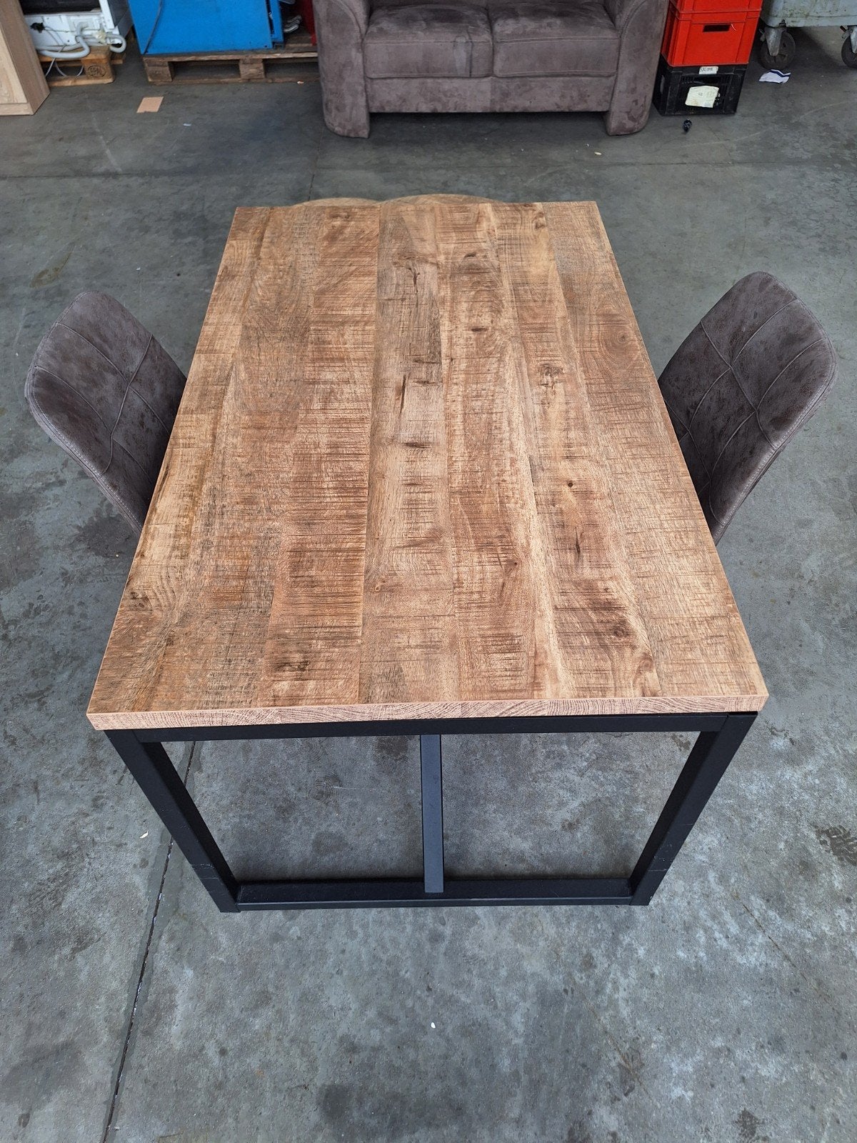 industriële eetkamer tafel, Ophalen, Gebruikt, 200 cm of meer, 50 tot 100 cm