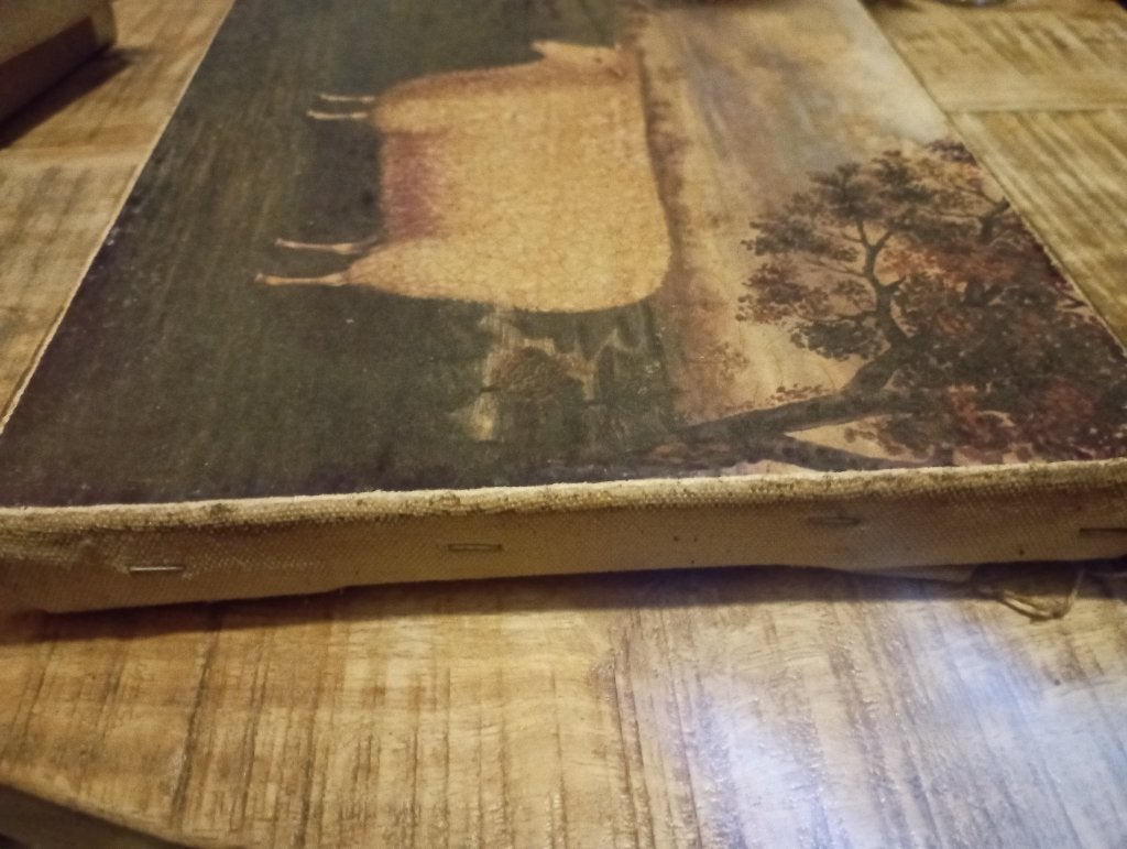 Oude dieren printjes op doek., Ophalen of Verzenden