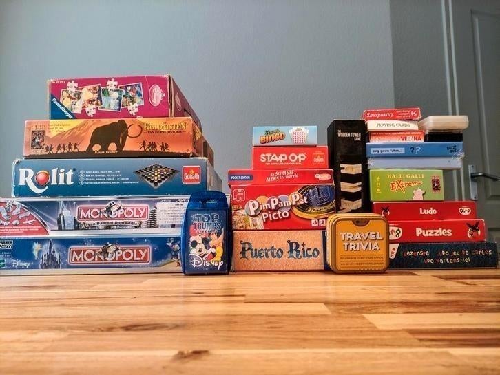 Flinke collectie spellen, allemaal compleet!, Vijf spelers of meer, Ophalen, Gebruikt, 999 Games