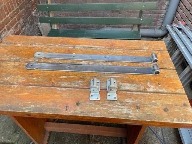 Duimheng 600 mm galv. verzinkt (halve maan) 2 STUKS, Ophalen, Nieuw, IJzer