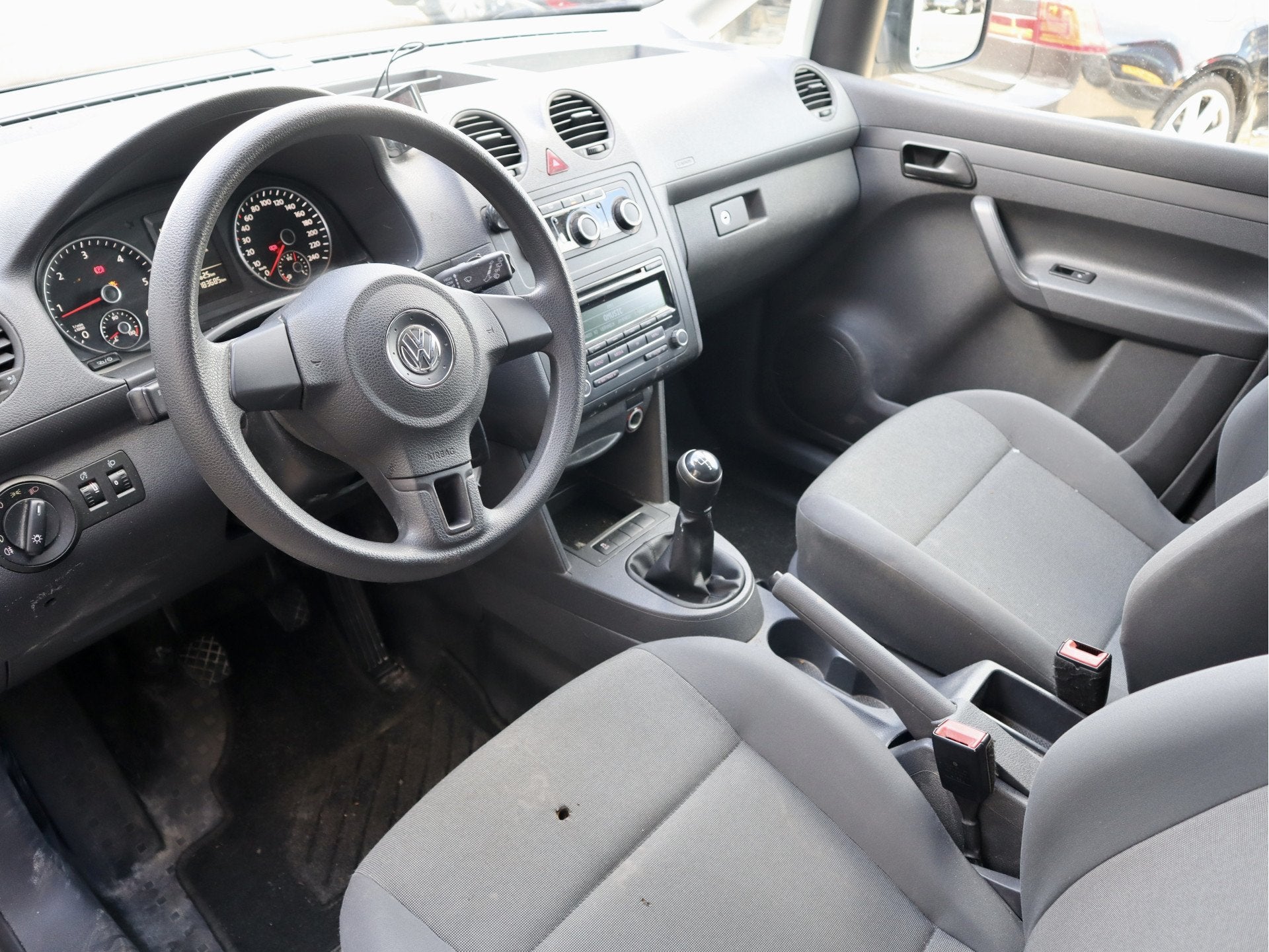 Volkswagen Caddy 1.6 TDI AIRCO CRUISE BTW EN MARGE VRIJ, Auto's, Voorwielaandrijving, Euro 5, Stof, Gebruikt