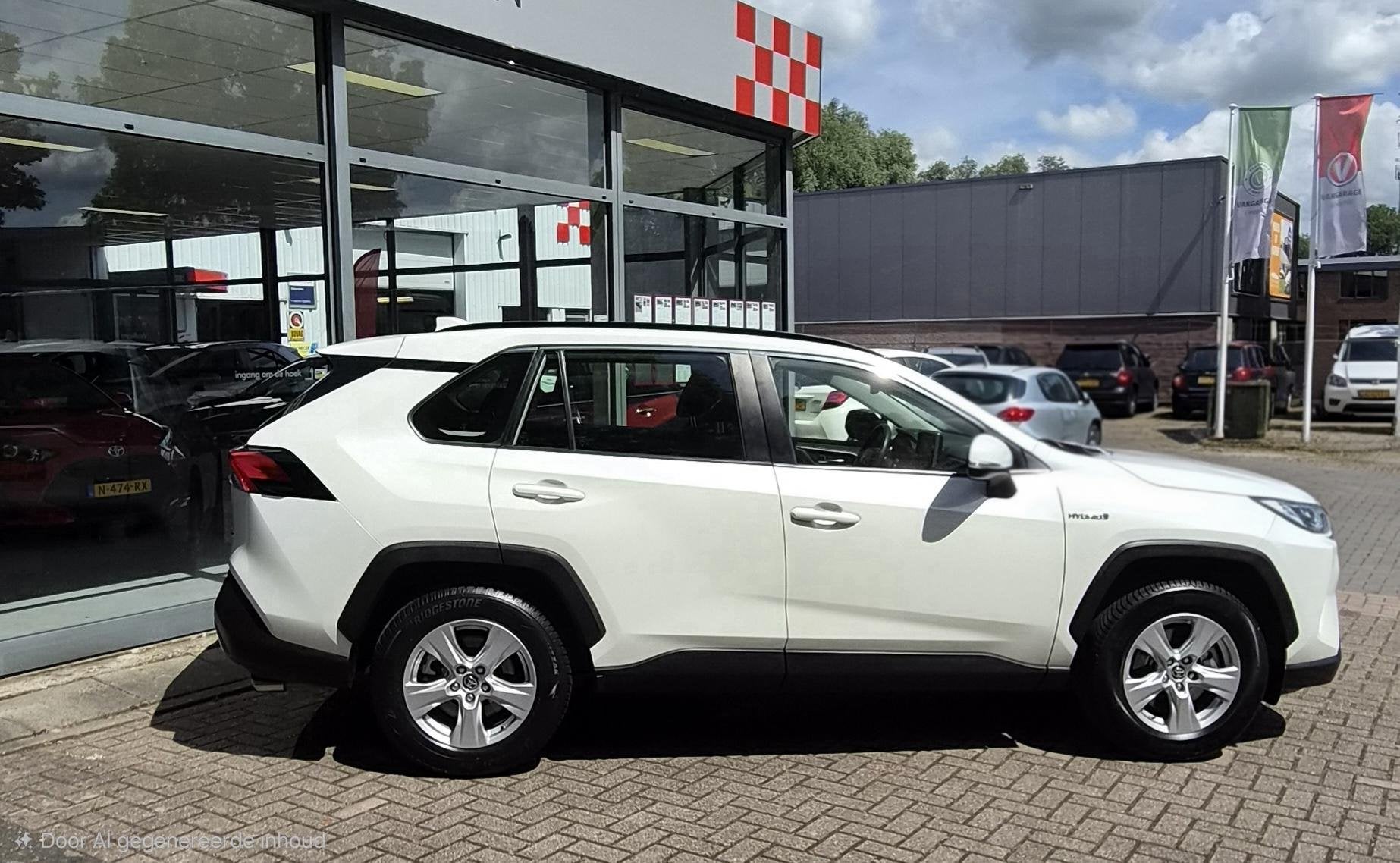 Toyota RAV4 2.5 Hybrid Style, Stof, Gebruikt, Euro 6, Automatische klimaatregeling