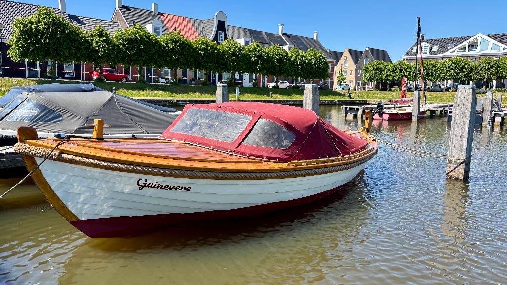 Charmante houten sloep “Guinevere” Saare Snipa 20 + trailer, Ophalen, Gebruikt, Binnenboordmotor, Diesel