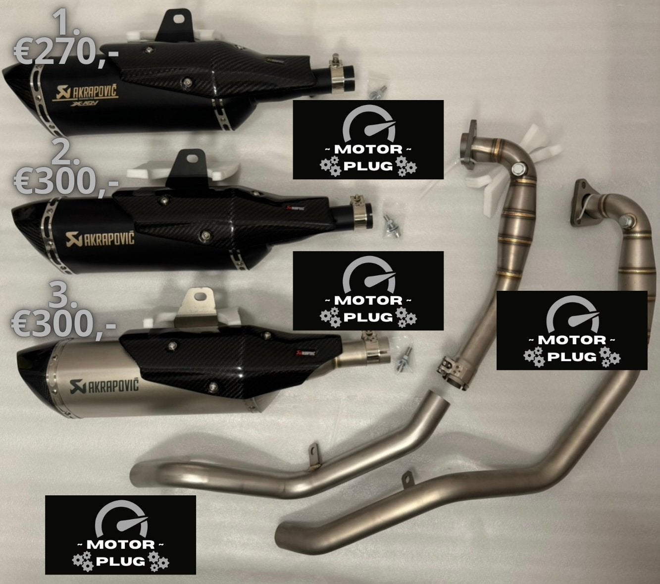 Honda X-ADV 750 Akrapovic uitlaatsystemen (2017-2026), Ophalen, Nieuw