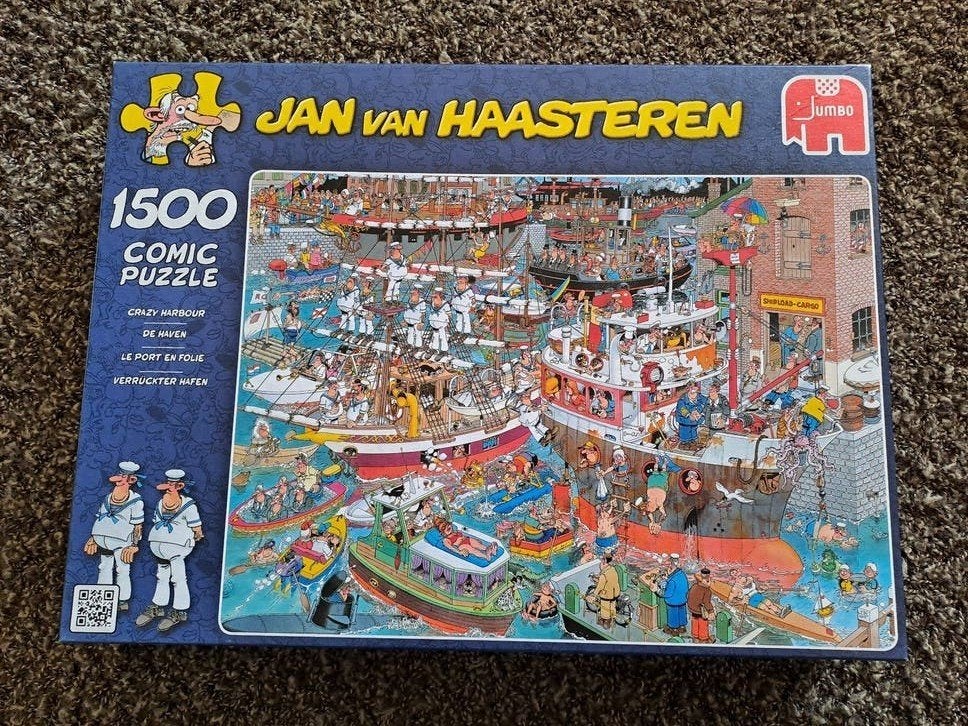 Jan van Haasteren, Ophalen, 500 t/m 1500 stukjes, Zo goed als nieuw, Legpuzzel