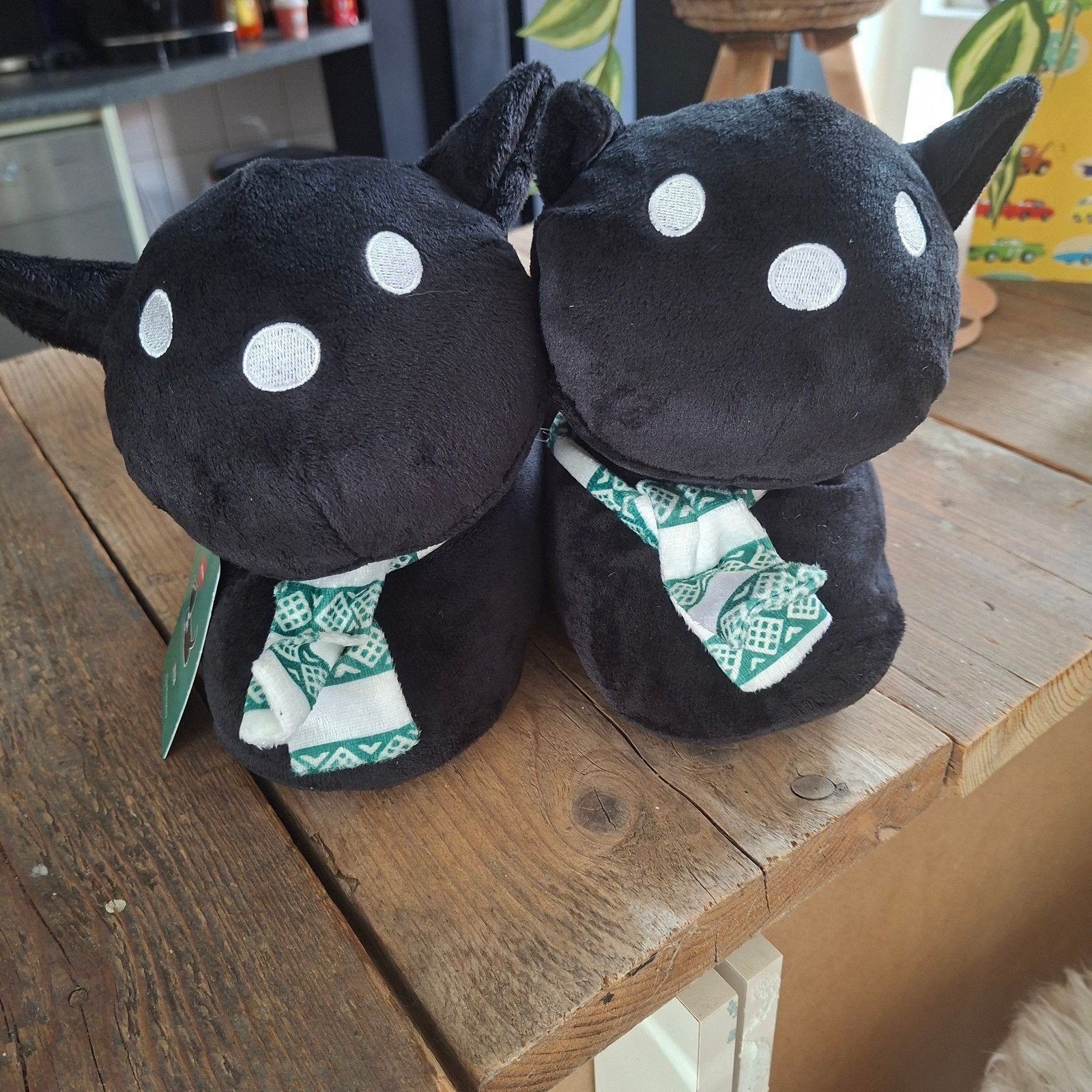 Hema Fiep Westendorp Zwarte Kat Pantoffels Maat 37/38, Zwart, Nieuw, Ophalen of Verzenden, Pantoffels of Sloffen