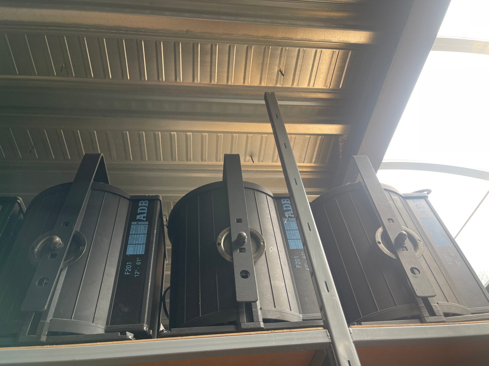 3 Stuks ADB F201Fresnel 2Kw 200mm Fresnel Lens SET PRIJS !!!, Ophalen, Gebruikt, Licht, Kleur