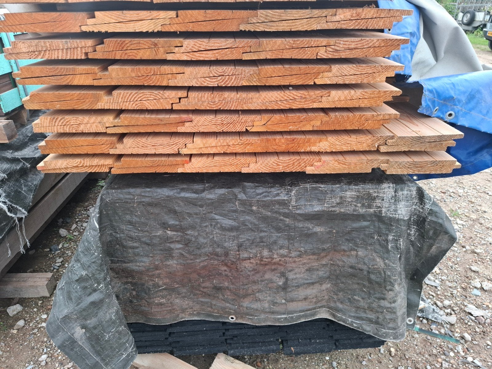 Douglas zweeds rabat planken 5 meter bezorgen mogelijk, Tuin en Terras, Palen, Balken en Planken, Ophalen, Nieuw, 250 cm of meer