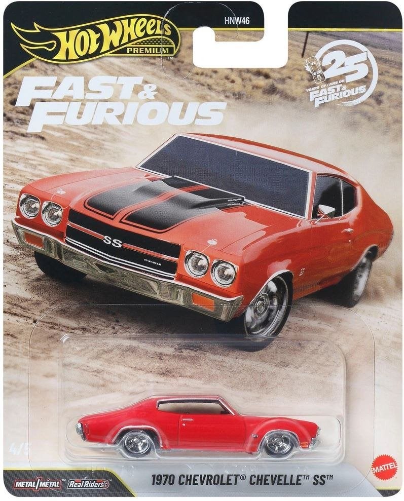 Hot Wheels Premium 1970 Chevrolet Chevelle SS Fast & Furious, Ophalen of Verzenden, Nieuw