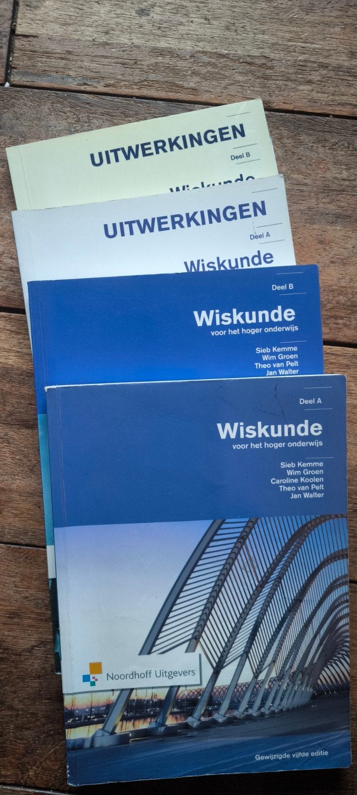 Wiskunde voor het hoger onderwijs + uitwerkingen, Zo goed als nieuw, Sieb Kemme, Wim Groen, Caroline Koolen, Beta, HBO
