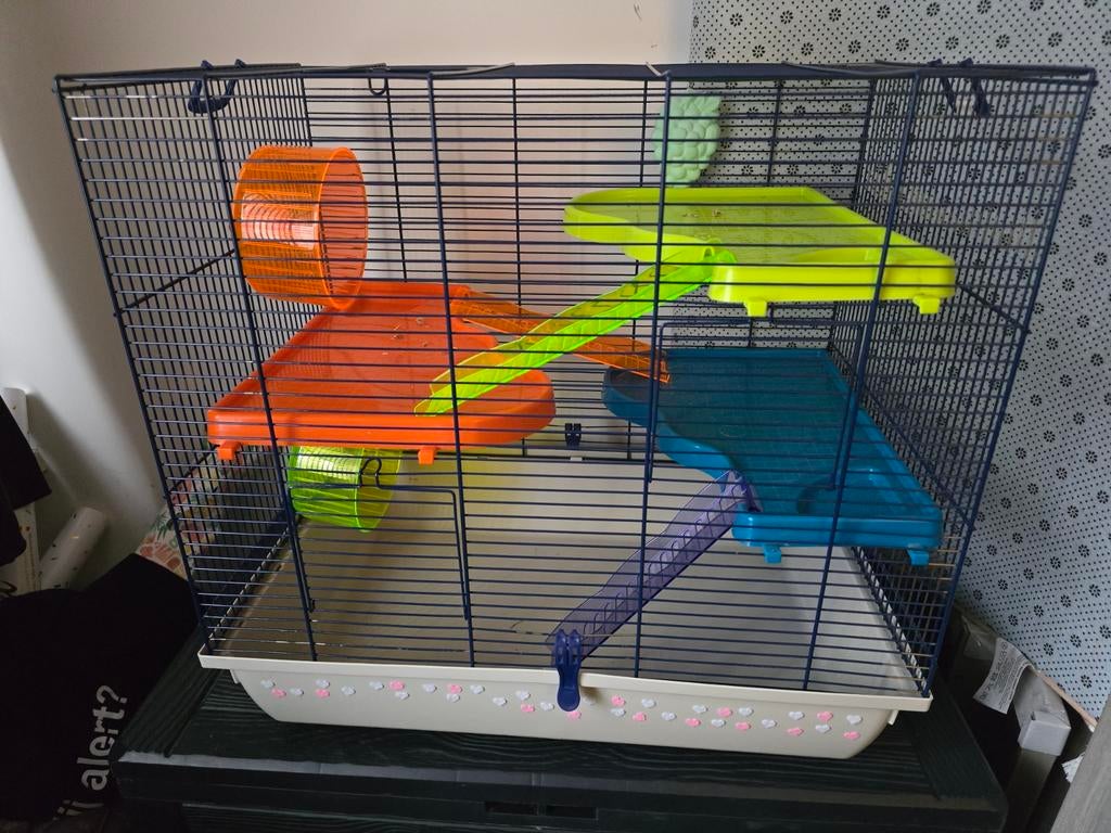 Hamster kooi te koop, Kooi, Minder dan 75 cm, Zo goed als nieuw, Hamster