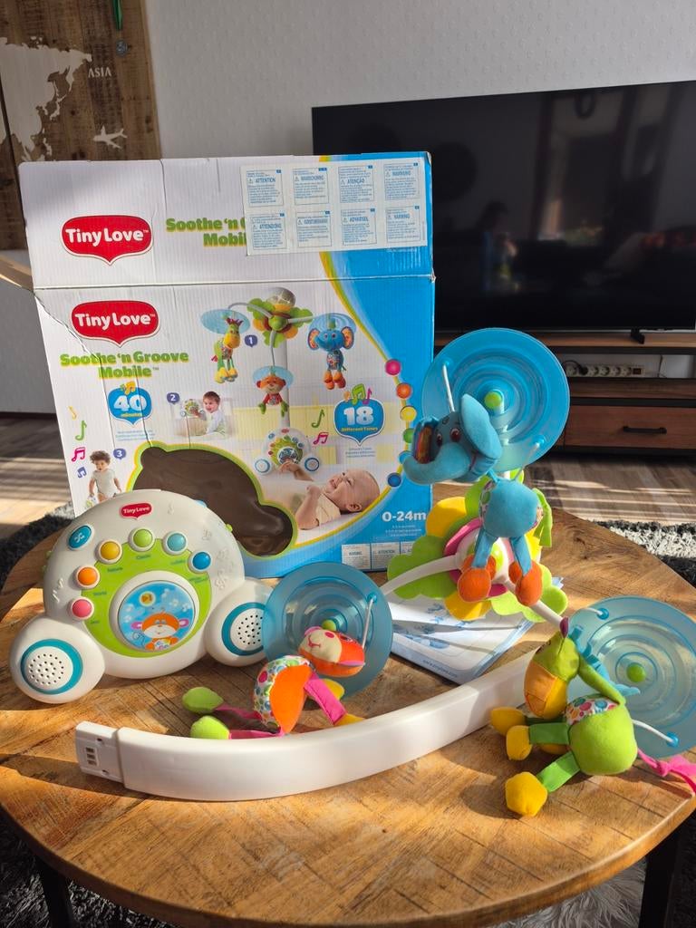 Tiny Love Soothe 'n Groove Mobiel 0-24m, Ophalen of Verzenden, Zo goed als nieuw, Mobiel
