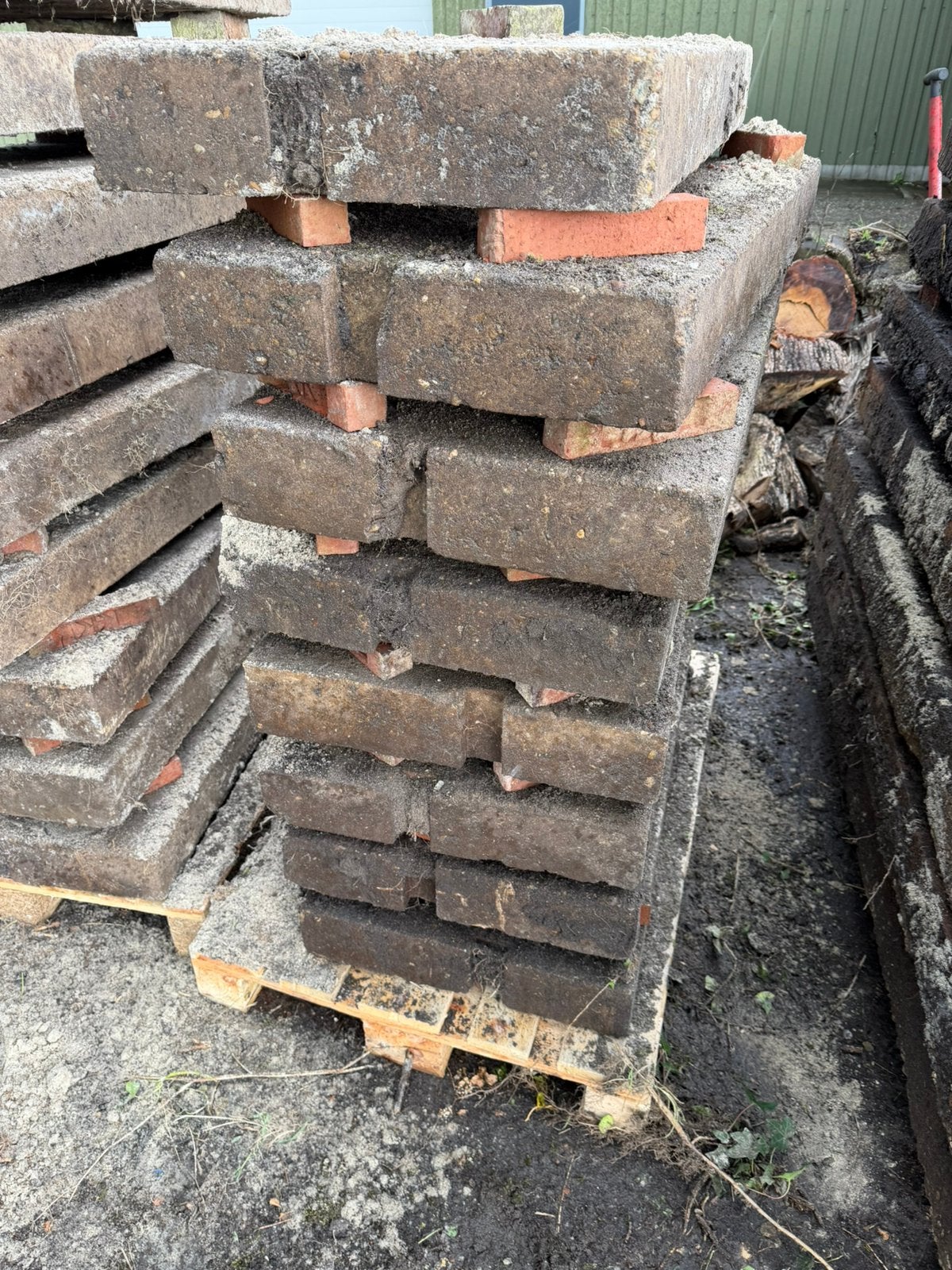 Betonplaten 55x110cm 19 stuks, Ophalen, Zo goed als nieuw, Beton, Overige typen