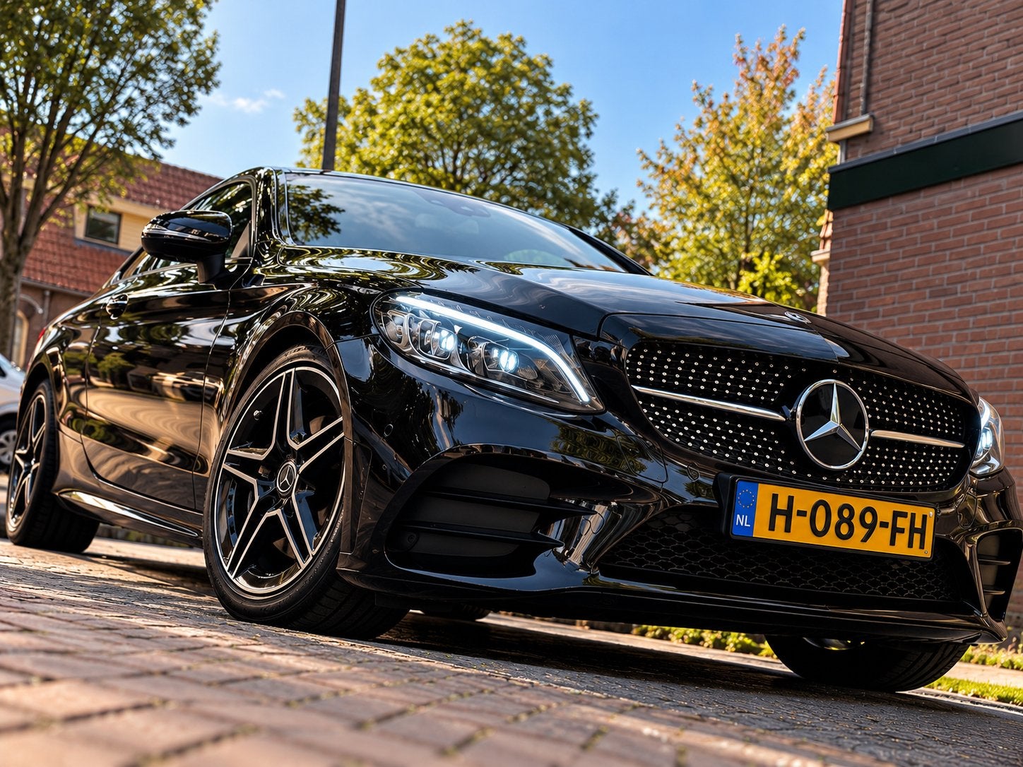 Mercedes-Benz C-Klasse C300 258pk 9G-TRONIC 2018 Zwart, Automaat, Achterwielaandrijving, 1800 kg, 4 cilinders