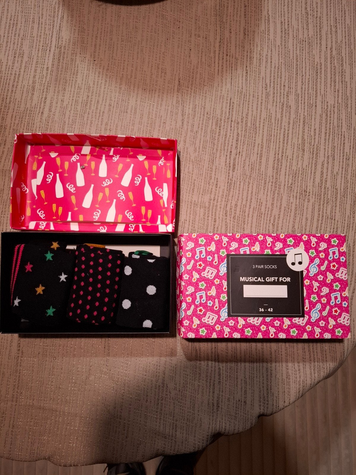 1x 3 paar sokken in geschenkverpakking - Maat 36-42, Overige typen, Overige kleuren, Nieuw, Overige maten