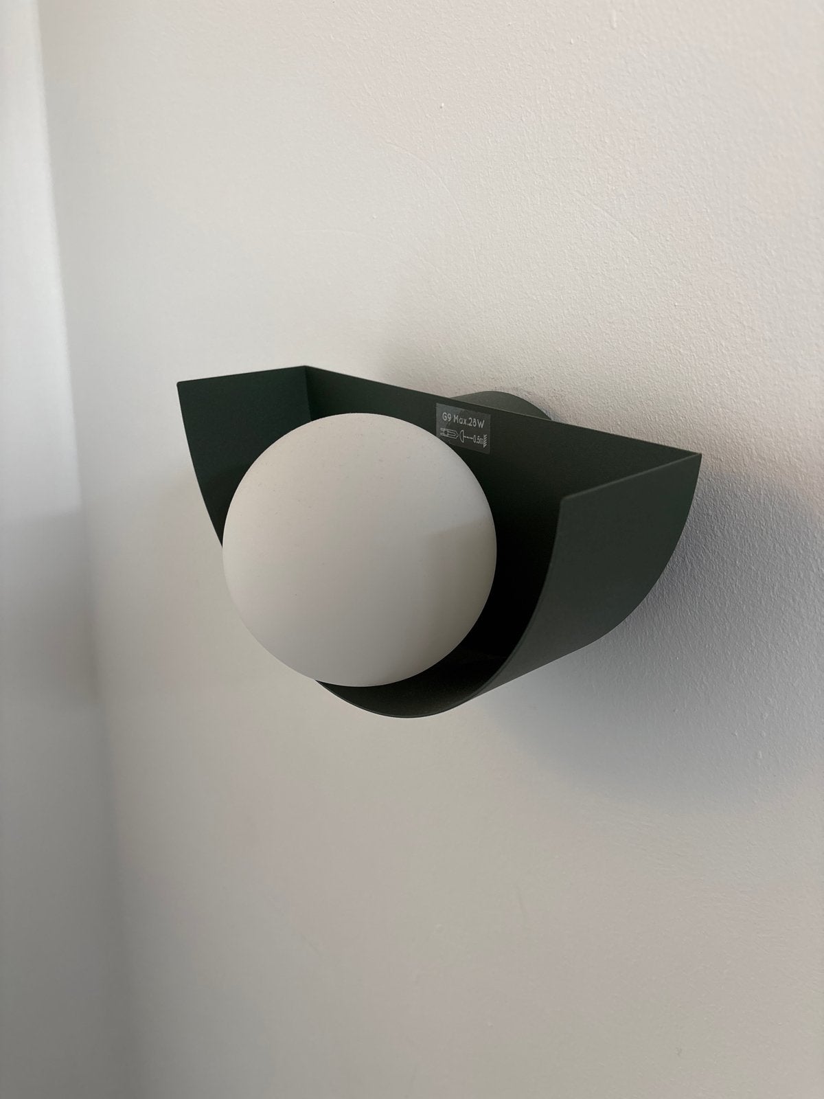 Lucide BENNI Wandlampen - Groen (2 stuks) - Zo goed als nieu, Huis en Inrichting, Lampen | Wandlampen, Ophalen, Zo goed als nieuw