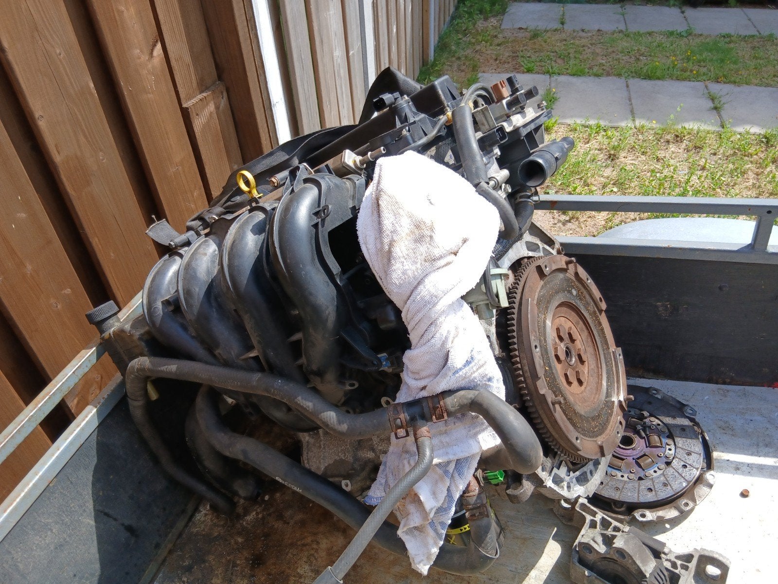 Mazda 6 motorblok. (Tikkend geluid), Ophalen, Gebruikt, Mazda