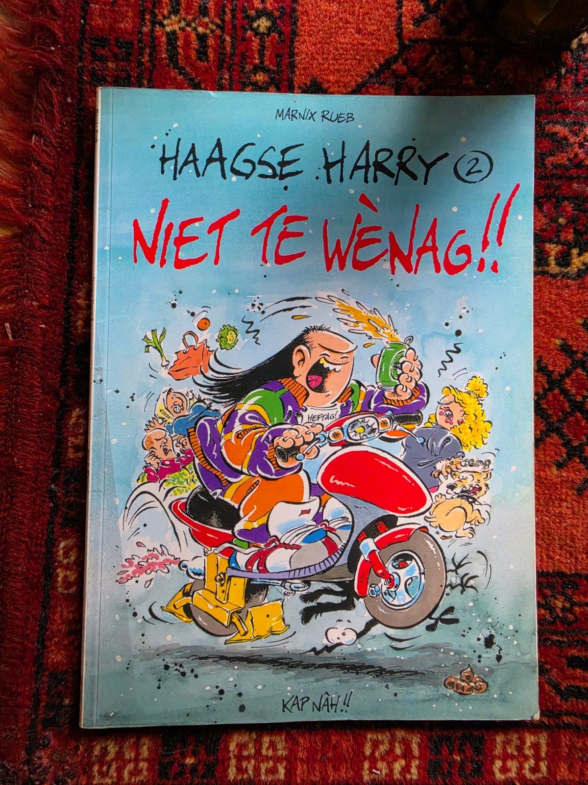 Haagse Harry 2: Niet te Wènag!! - Marnix Rueb, Eén stripboek, Ophalen of Verzenden, Gelezen, Marnix Rueb