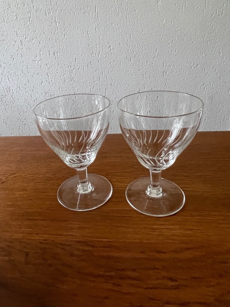 2 Antieke Glaasjes voor o.a. Boerenjongens, Ophalen of Verzenden