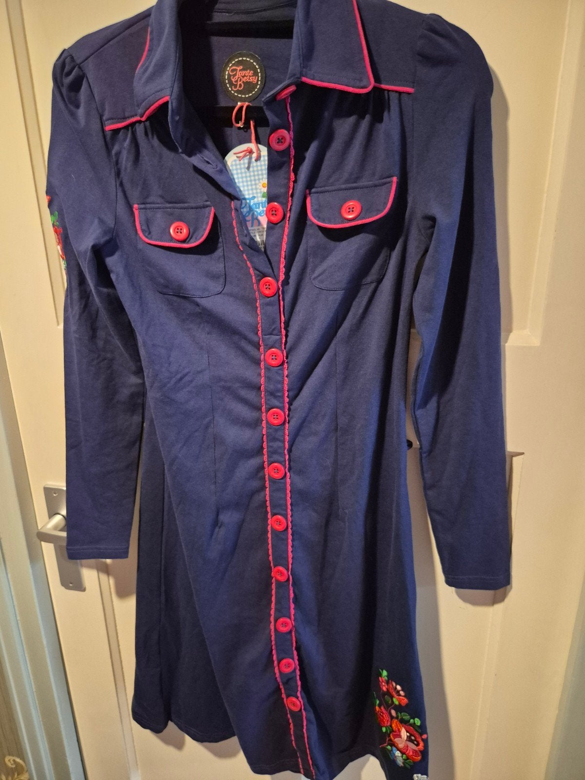 Tante Betsy Dress Betsy Blauw Maat S, Tante Betsy, Blauw, Nieuw, Ophalen of Verzenden