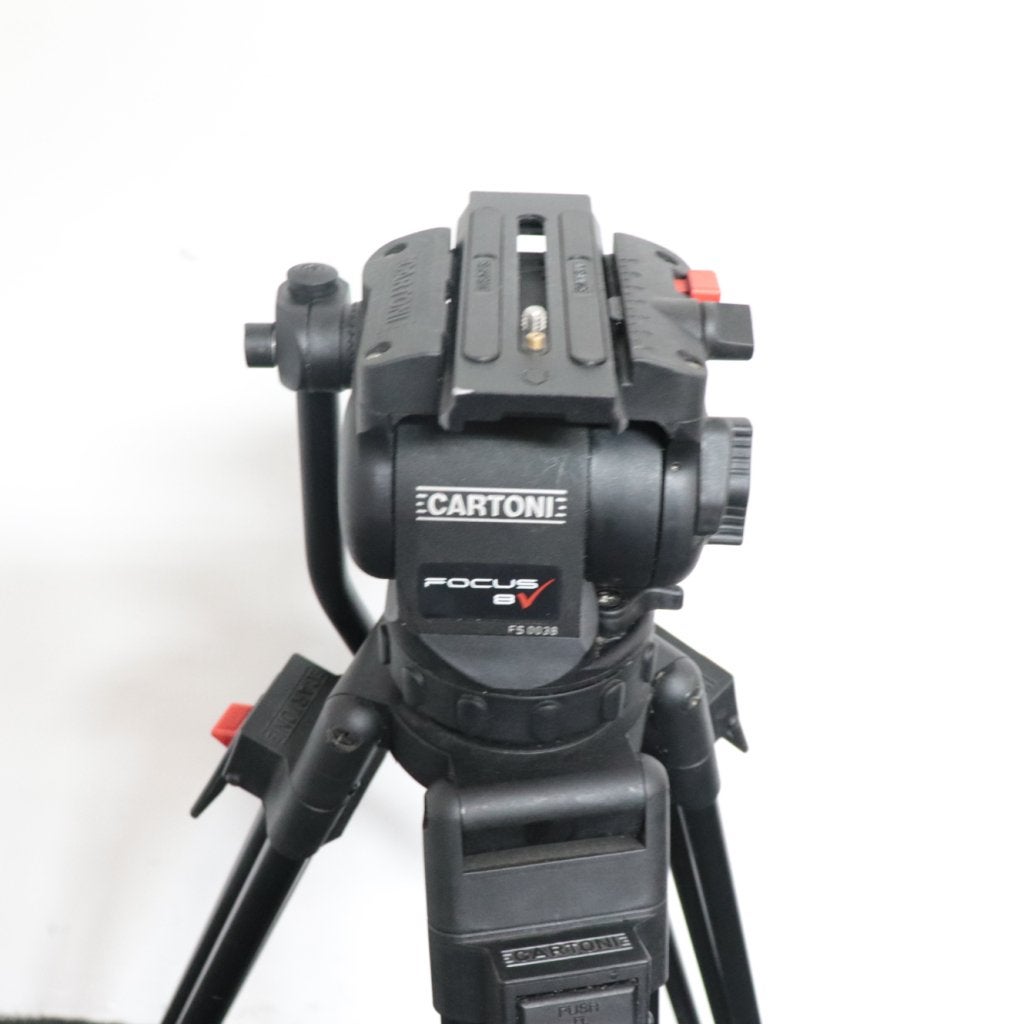 Cartoni Focus 8 Tripod Complete Kit - Nette Staat, Audio, Tv en Foto, Fotografie | Statieven en Balhoofden, Flex Ltd., Gebruikt