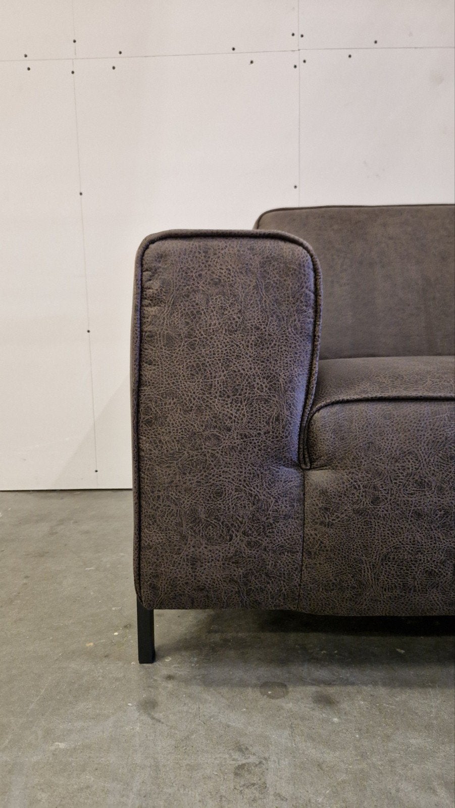 Foto 5 van Moderne 3-Zits Bank Bruin Microleder 217x95 – Top Staat