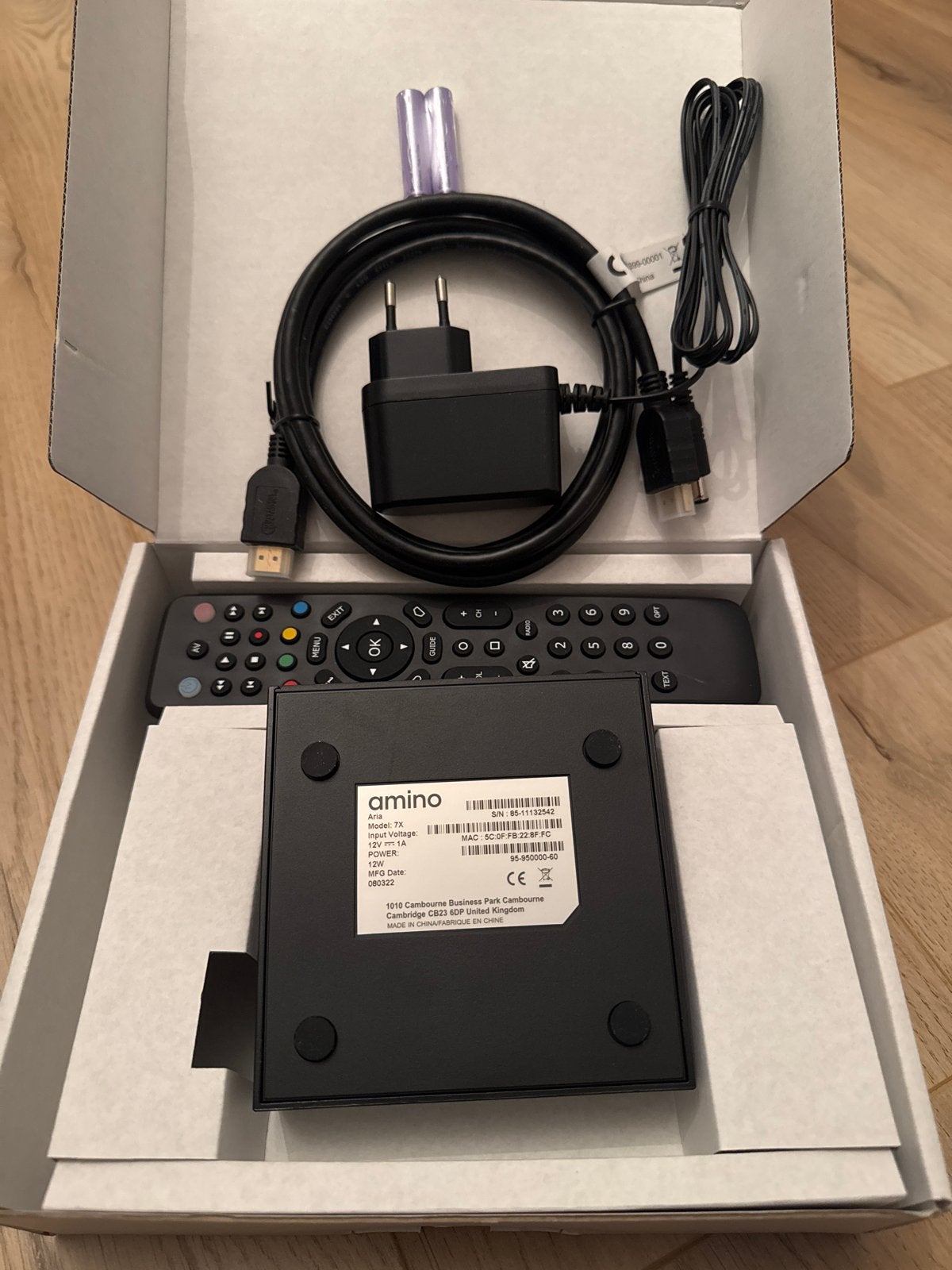 Amino Aria 7X Interactieve TV Ontvanger NIEUW Caiway Delta, Ophalen of Verzenden, Nieuw, Decoder