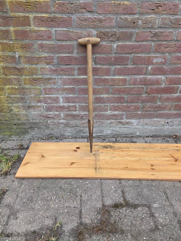 Preipoter / Preipootstok van hout, Ophalen of Verzenden