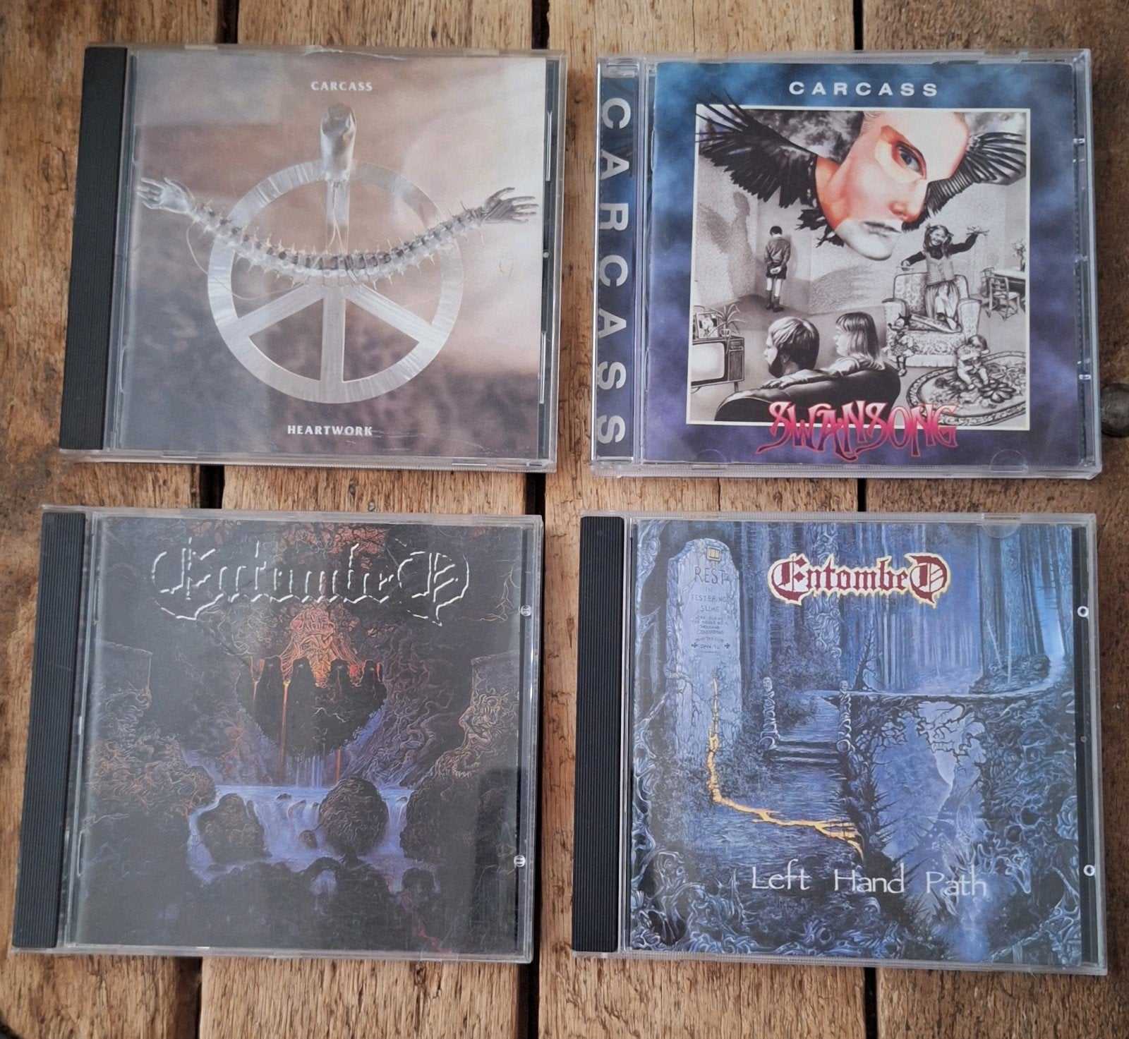 4 Death Metal toppers, Ophalen of Verzenden, Zo goed als nieuw