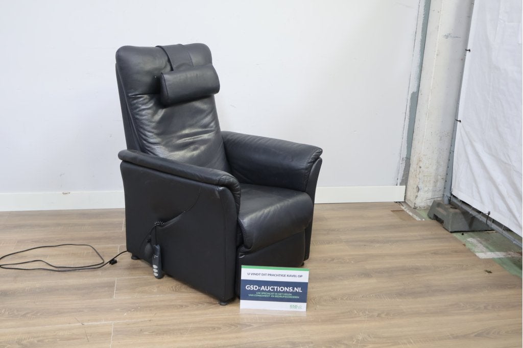Prominent Lederen Sta-Op-Stoel, Fauteuil, Ophalen of Verzenden, Niet ingevuld, Niet ingevuld, Niet ingevuld