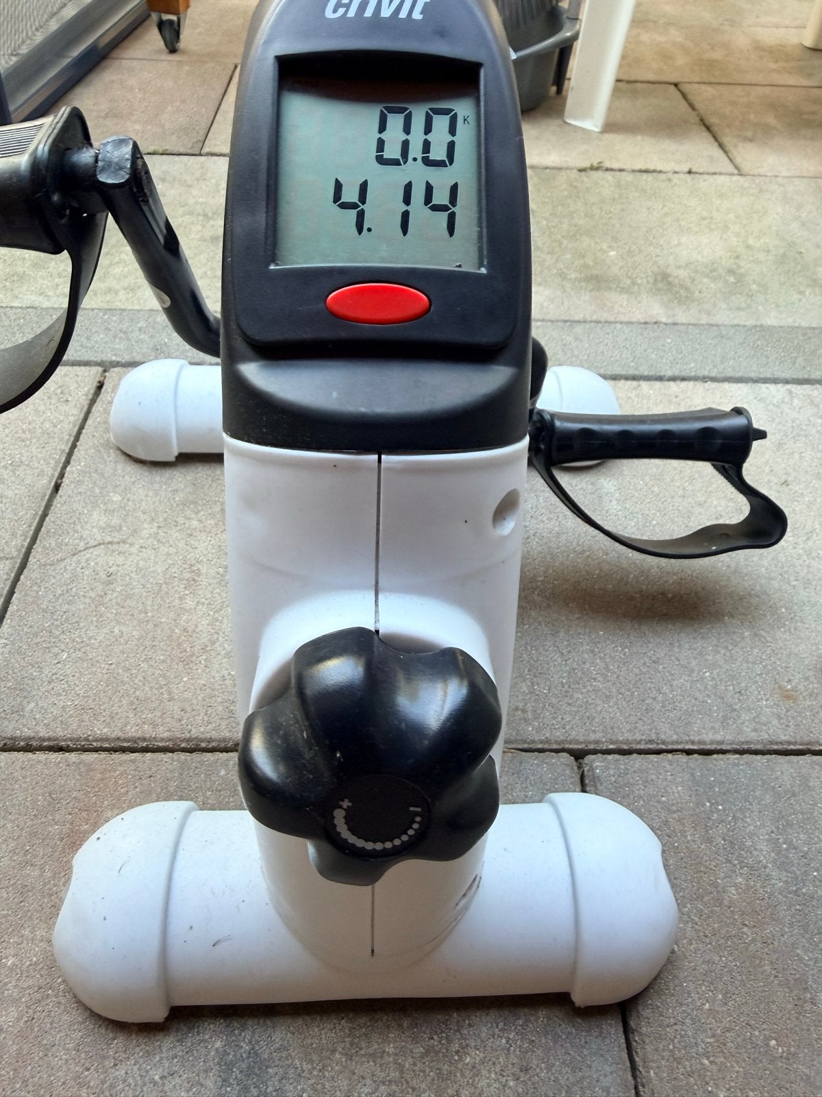 Crivit Mini Hometrainer / stoelfiets - Compact en Effectief, Ophalen, Kunststof, Gebruikt, Armen