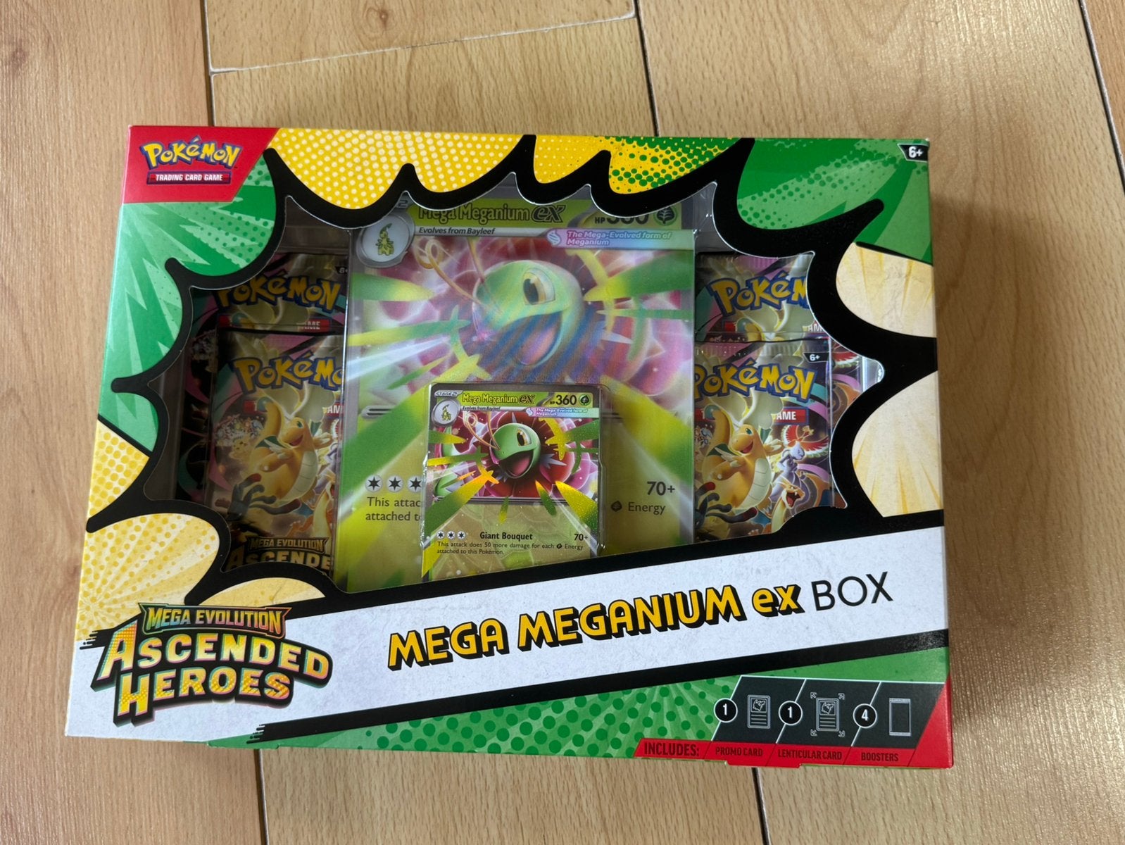Ascended Heroes Mega Meganium EX Box, Ophalen of Verzenden, Zo goed als nieuw