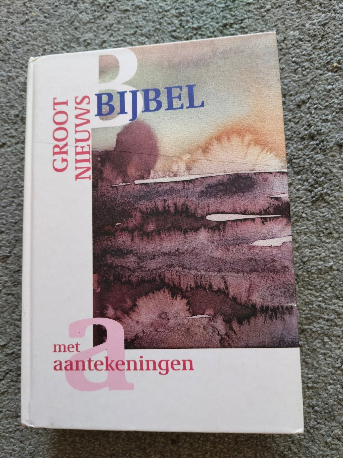 Groot Nieuws Bijbel met aantekeningen, Boeken, Ophalen of Verzenden, Gelezen, Onbekend (vertaling van de Bijbel), Christendom | Katholiek